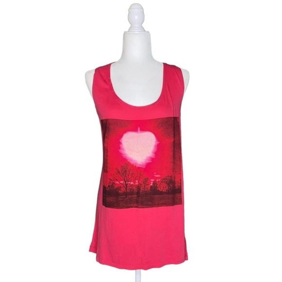 Threads 4 Thought Organic Cotton Blend Heart Sun Graphic Tank · Size M - Picture 2 of 4